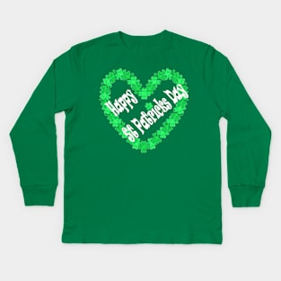 Happy St Patricks Day Kids Long Sleeve T-Shirt